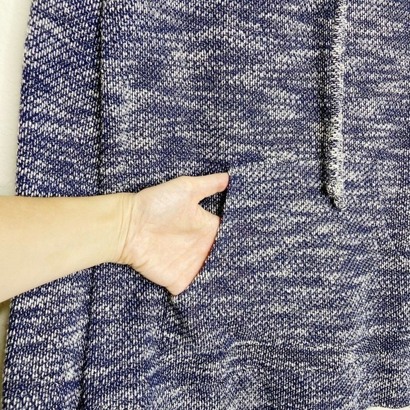 Loveappella Cowl Neck Kangaroo Pocket Sweater - Picture 3 of 5